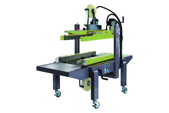 Halbautomatischer Kartonverschließer