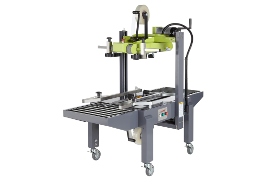 Halbautomatischer Kartonverschließer